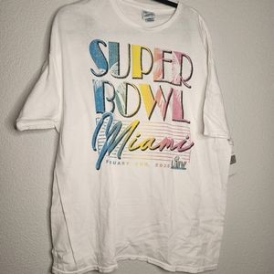 Vintage Tubular Super bowl Miami Graphic tee